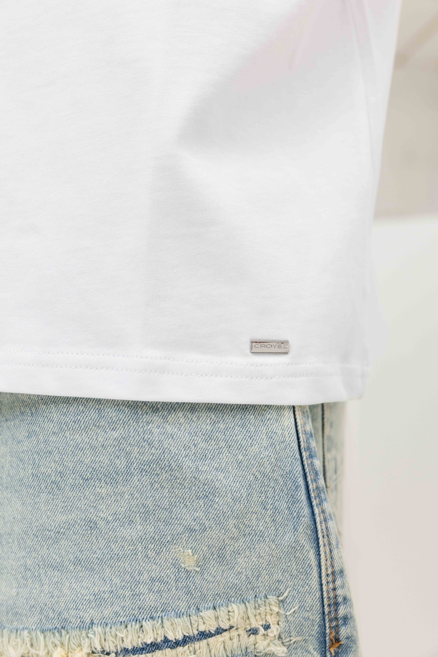 Croyez Botanique Longsleeve Heren Wit/Blauw