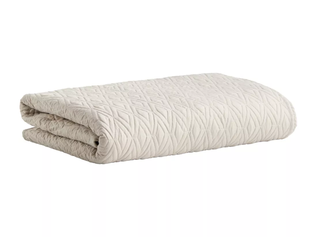 Jeté de lit Miliova Beige 100% Polyester 200x220