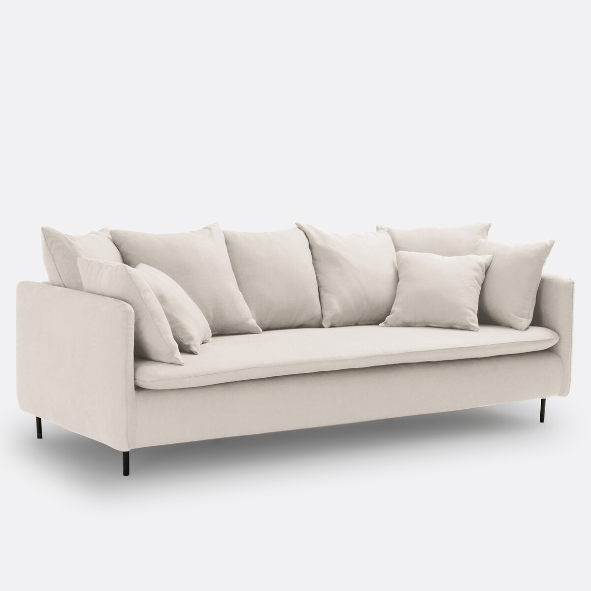 LA REDOUTE INTERIEURS<br>Sofá de linho/viscose 3 ou 5 lugares, Ivete