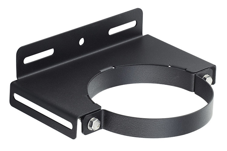 Collier mural inox ø150 mm noir Poujoulat