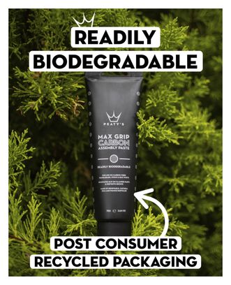 Pâte de Montage Peaty's Max Grip Carbon 75g