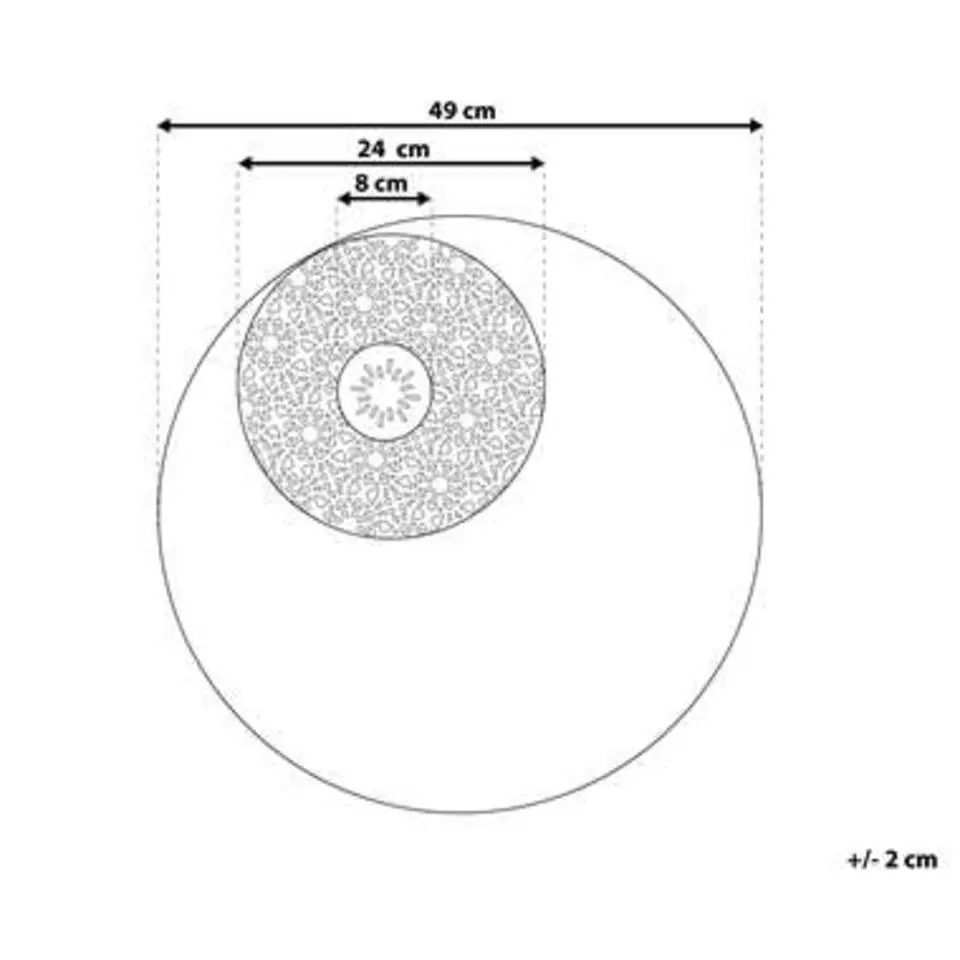 RUBIDIUM - Wanddecoratie - Wit - Metaal