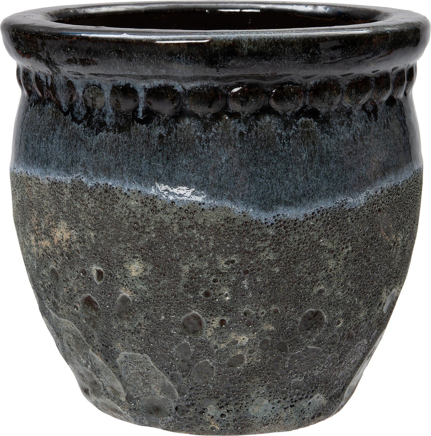 Intratuin bloempot Alan zwart D 29 H 27 cm