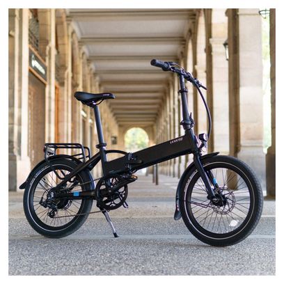 Legend Monza Vélo Electrique Pliant Smart eBike Roues de 20 Pouces  Freins Disque Hydraulique  Batterie 36V 14Ah Panasonic (504Wh)  Noir Onyx