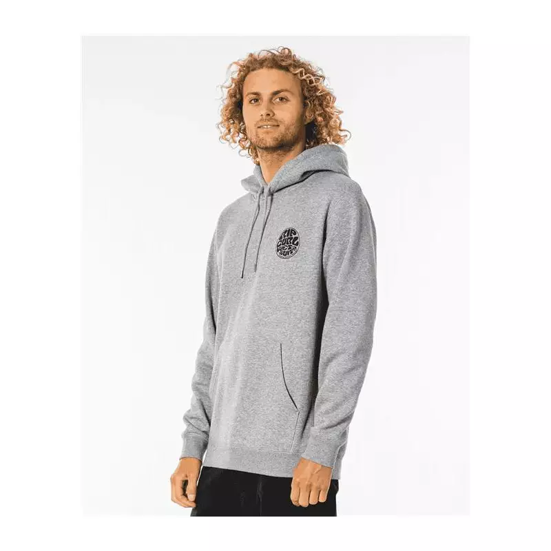 Sweat RIPCURL Wetsuit Icon Hood Grey Marle 2XL