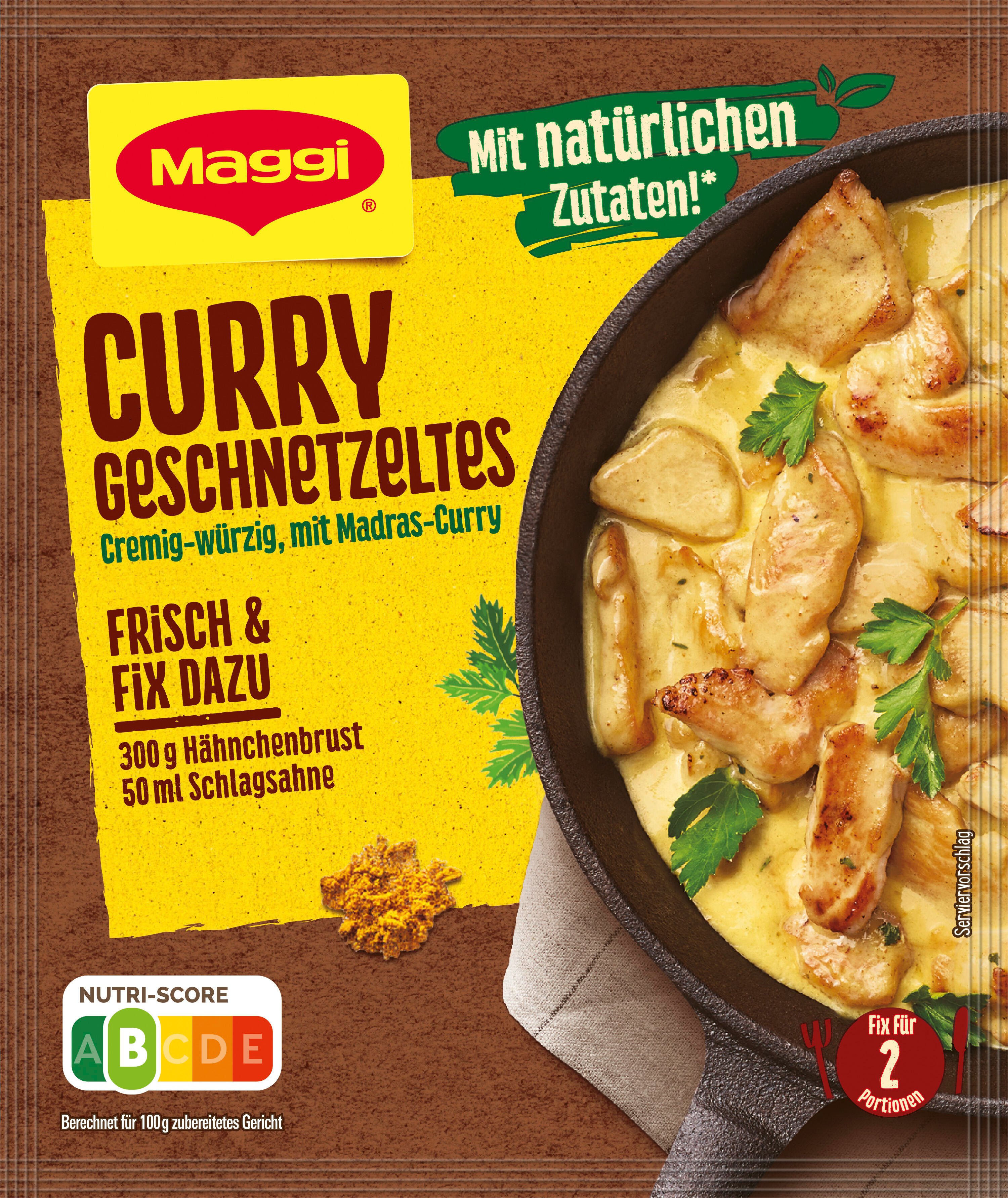 MAGGI Fix Curry Geschnetzeltes