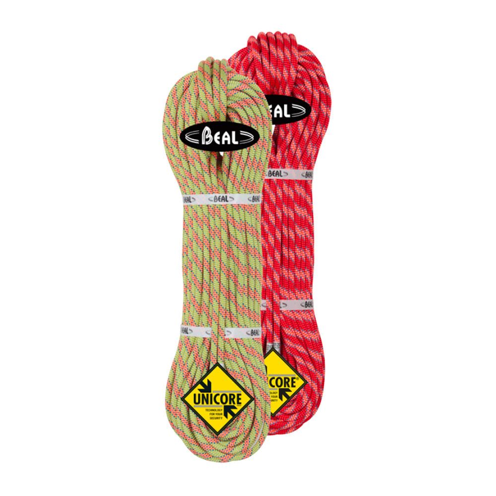 Beal COBRA II 8.6MM 2X60M GD DC - Corde À double fuchsia/vert