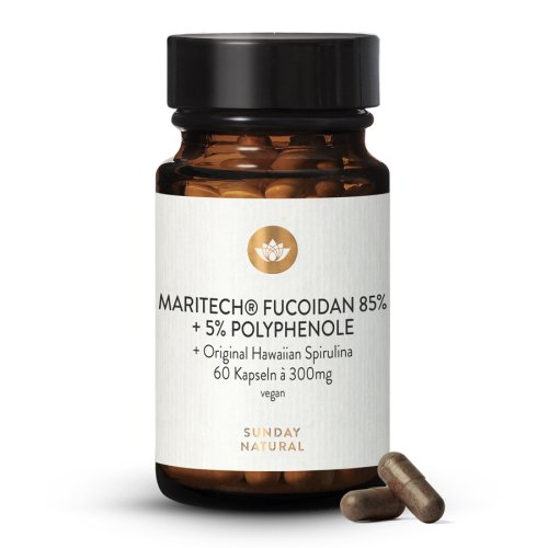 Sunday Natural Products  Fucoidan Extrakt+ Hawaiian Spirulina