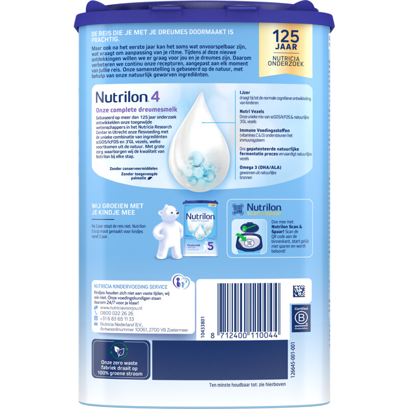 Nutrilon 4 dreumesmelk 12+ maanden