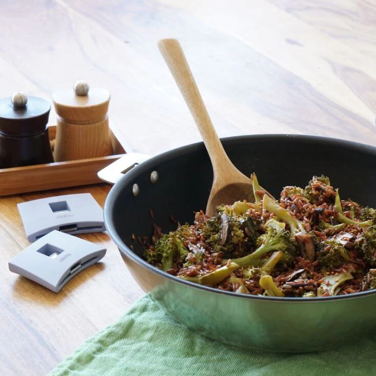 Wok inox revêtu Casteline 28 cm Cristel
