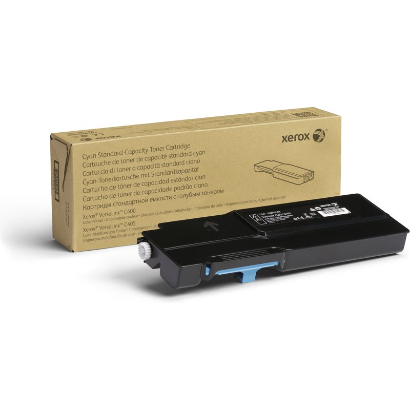 Xerox Cartouche de toner Cyan de Capacité standard Imprimante couleur ® VersaLink® C400/multifonctions ® VersaLink® C405 (2500 pages) - 106R03502