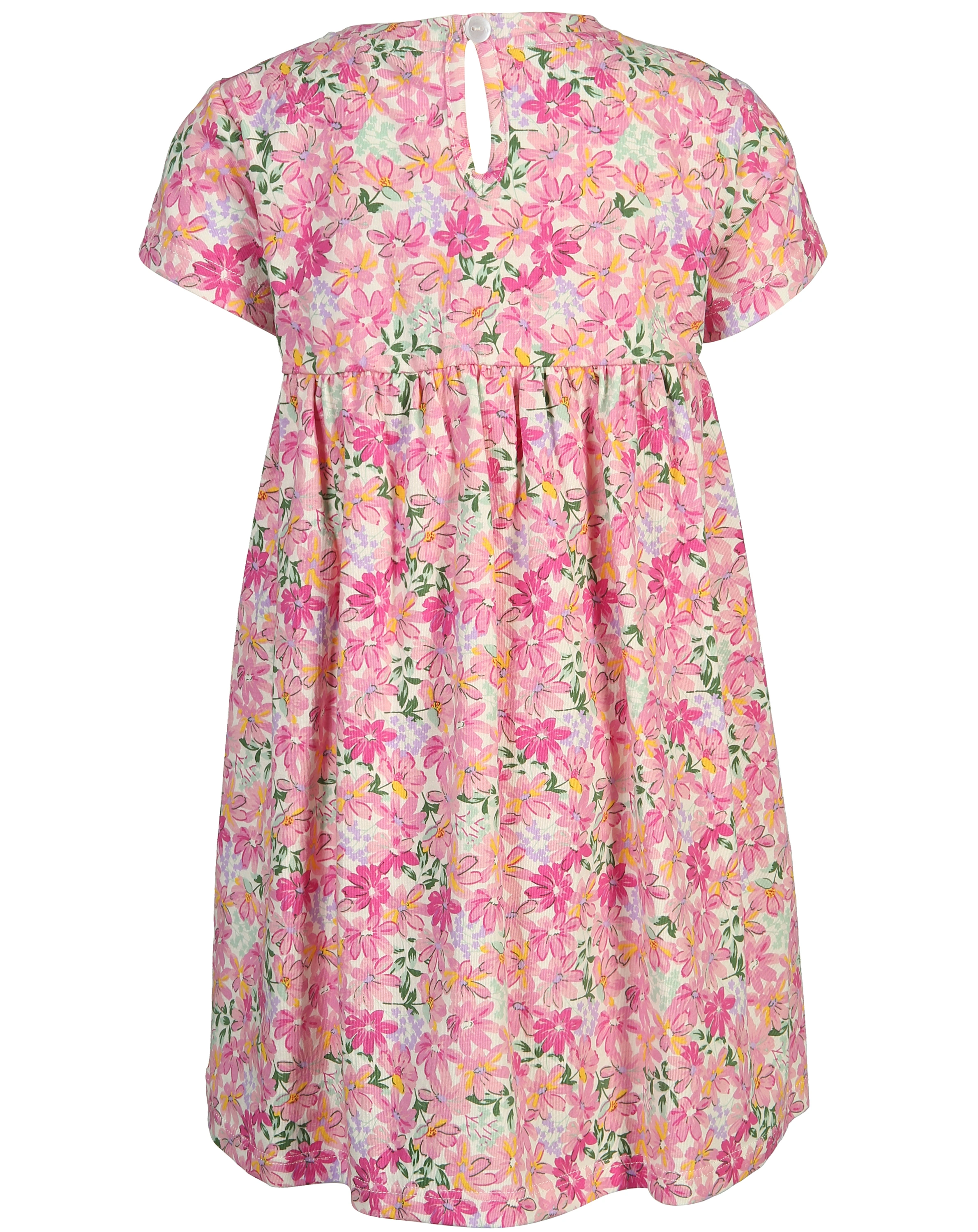 Kurzarmkleid FLOWERY in pink