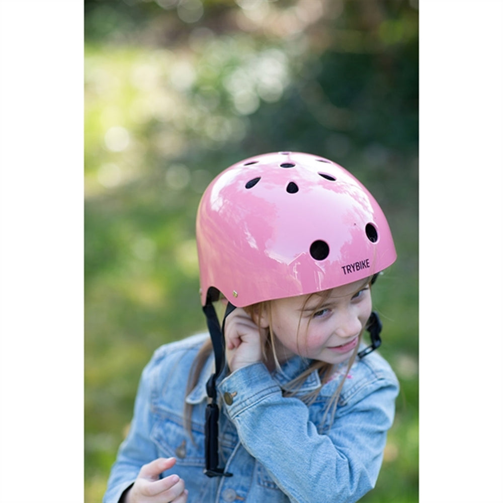 Køb Trybike CoConut Jaipur Pink Cykelhjelm Retro Look