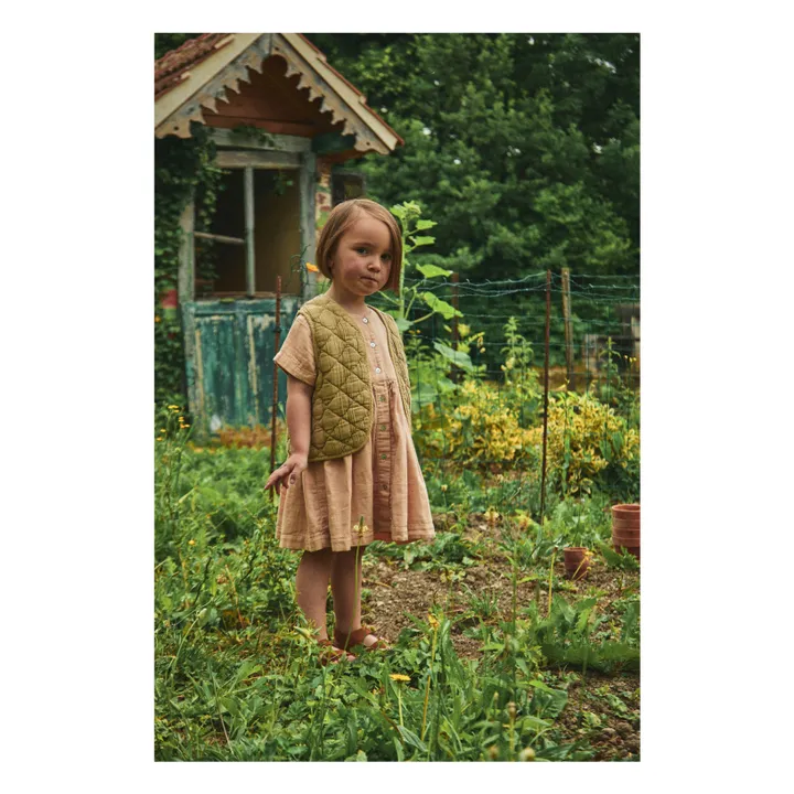 Poudre Organic Robe Guarana Volants | Rose pêche
