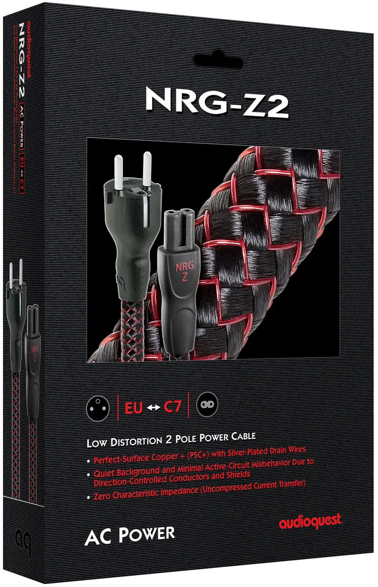 Audioquest NRG-Z2 (1 m) Câbles d'alimentation secteur