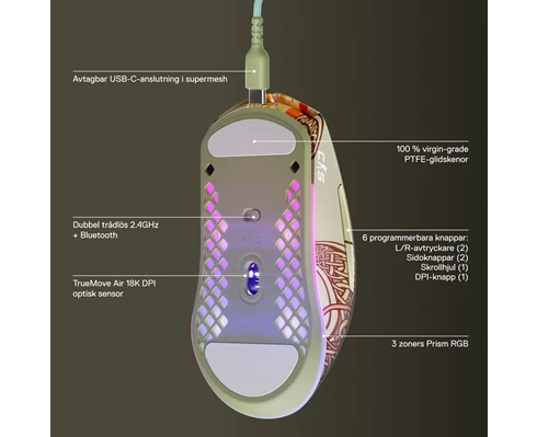 SteelSeries CS2 Dragon Lore Wireless Mouse