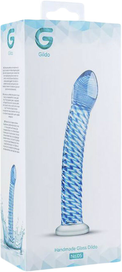 GILDO Glass Dildo No. 5 Blue