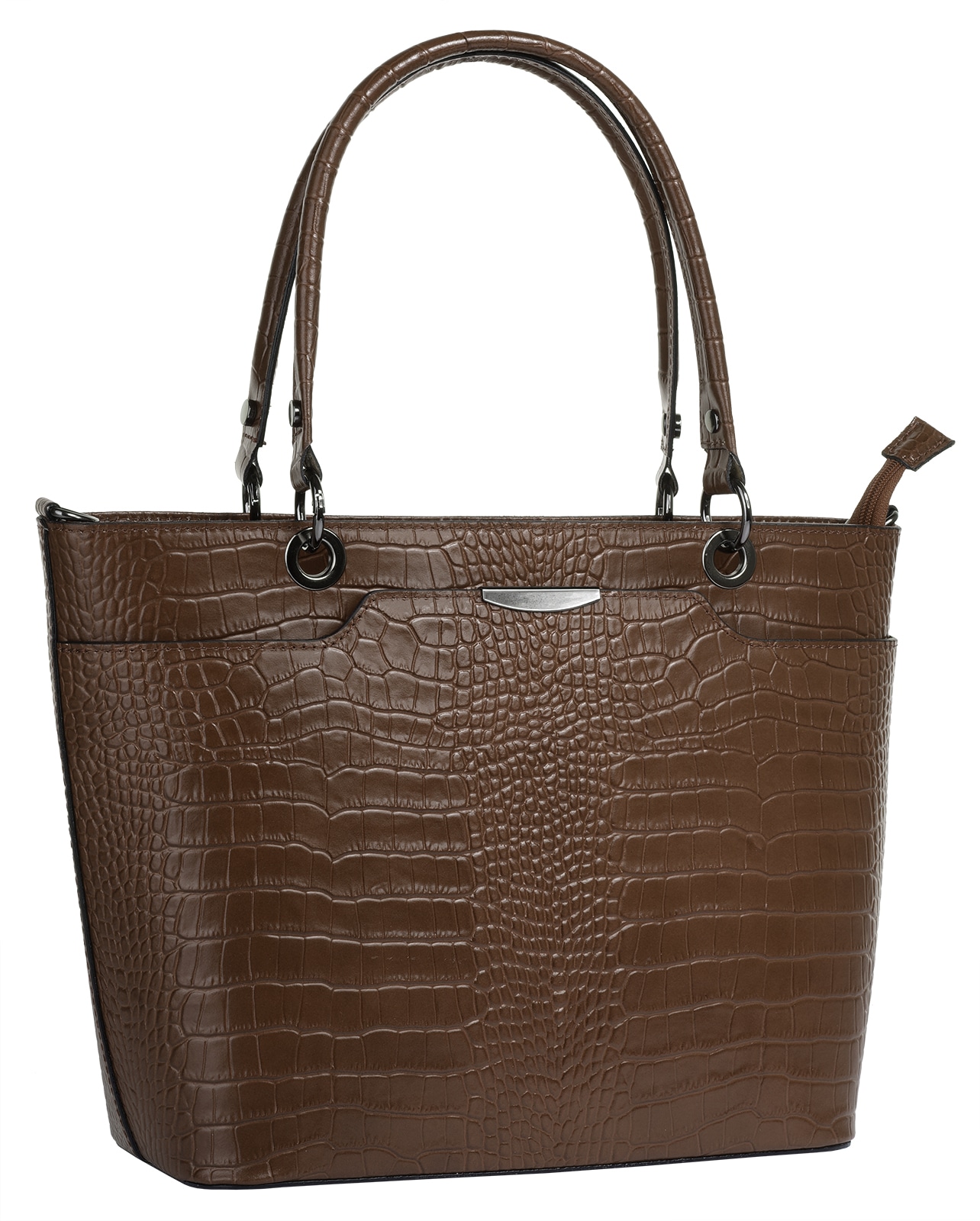 Cluty Henkeltasche echt Leder, Made in Italy