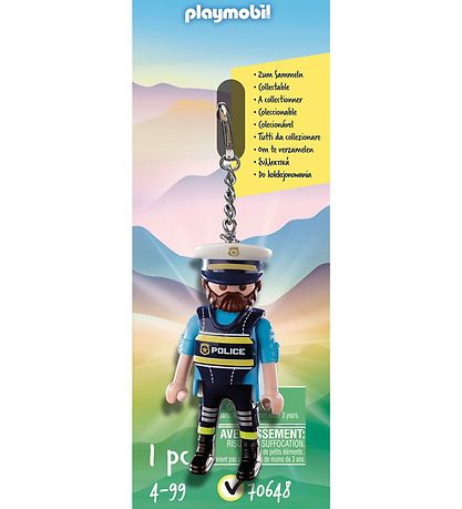 Playmobil Schlüsselanhänger - Polizist - 70648