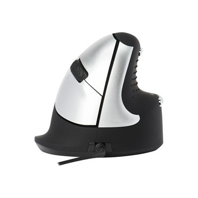 R-Go Tools - souris filaire ergonomique pour droitier - noir et argent