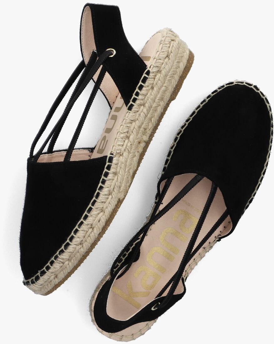 KANNA zwarte kanna espadrilles kv4363
