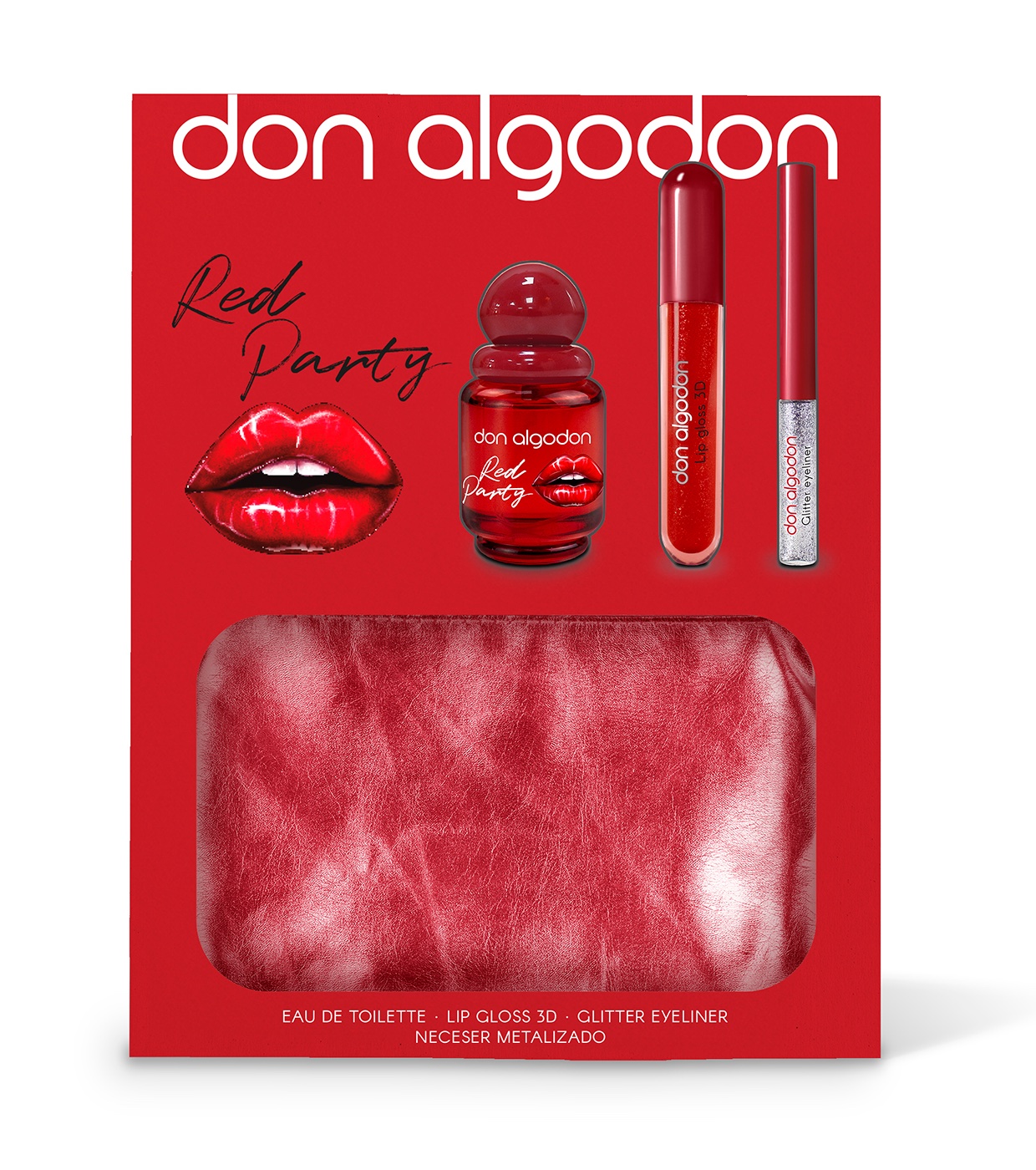 Don Algodon - Conjunto de presente Red Party
