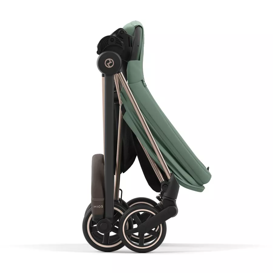 cybex PLATINUM Kombikinderwagen New Mios Rosegold Leaf Green