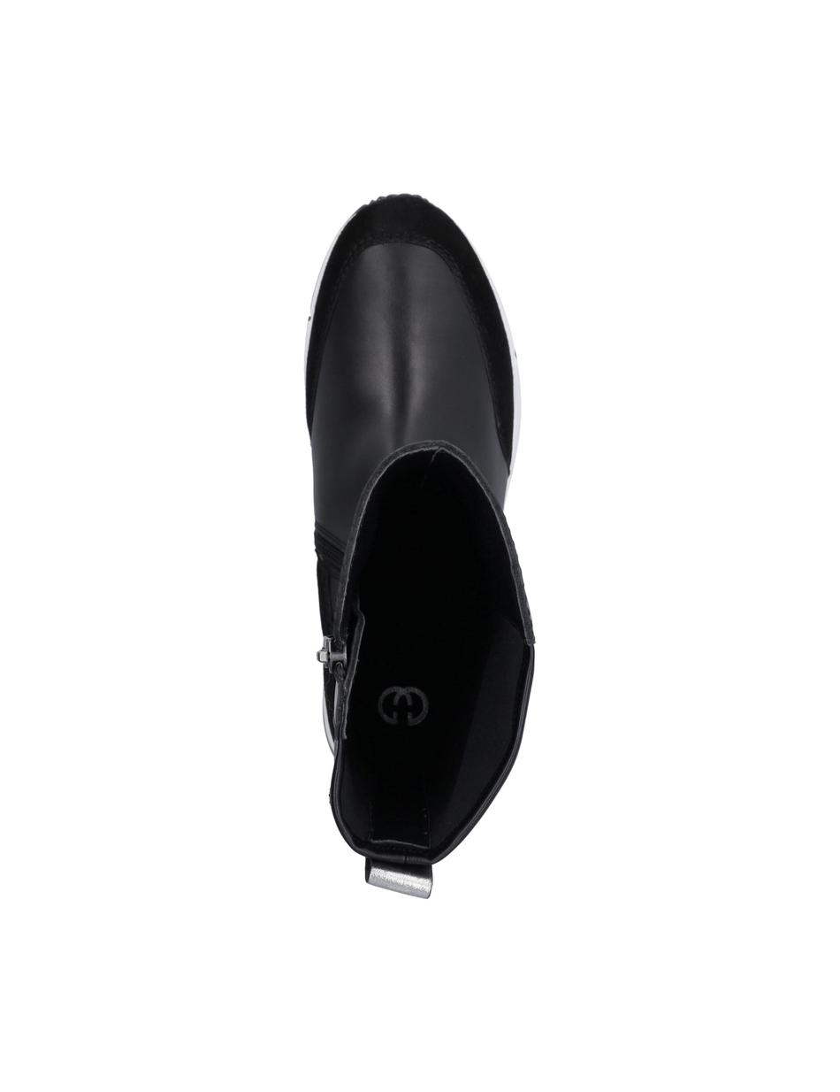 Stiefel Enna 04, schwarz-kombi