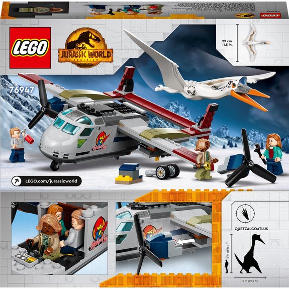 Embuscade en avion du Quetzalcoatlus LEGO Jurassic World 76947