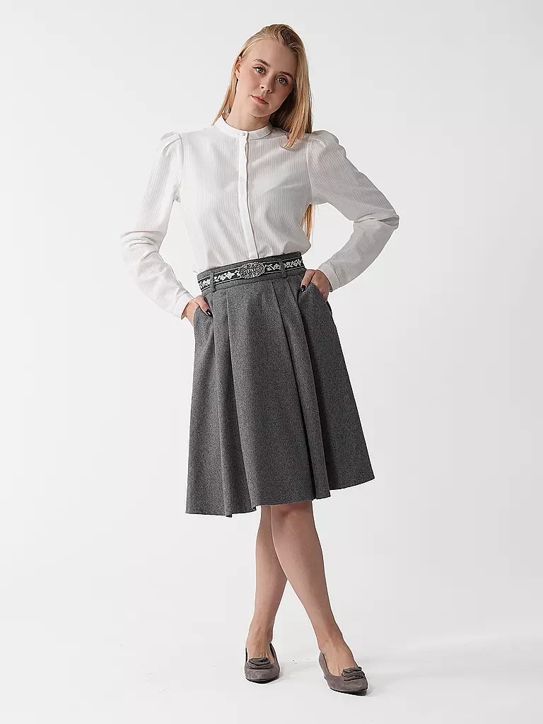FELI & HANS Trachtenbluse BELUNA weiss