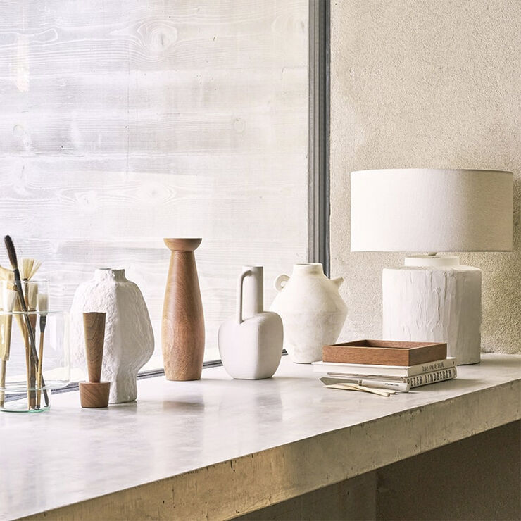Urban Nature Culture Bord lampe Mason off-white