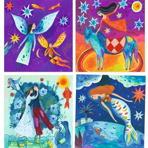 Djeco schilderen op kleur in a dream – marc chagall