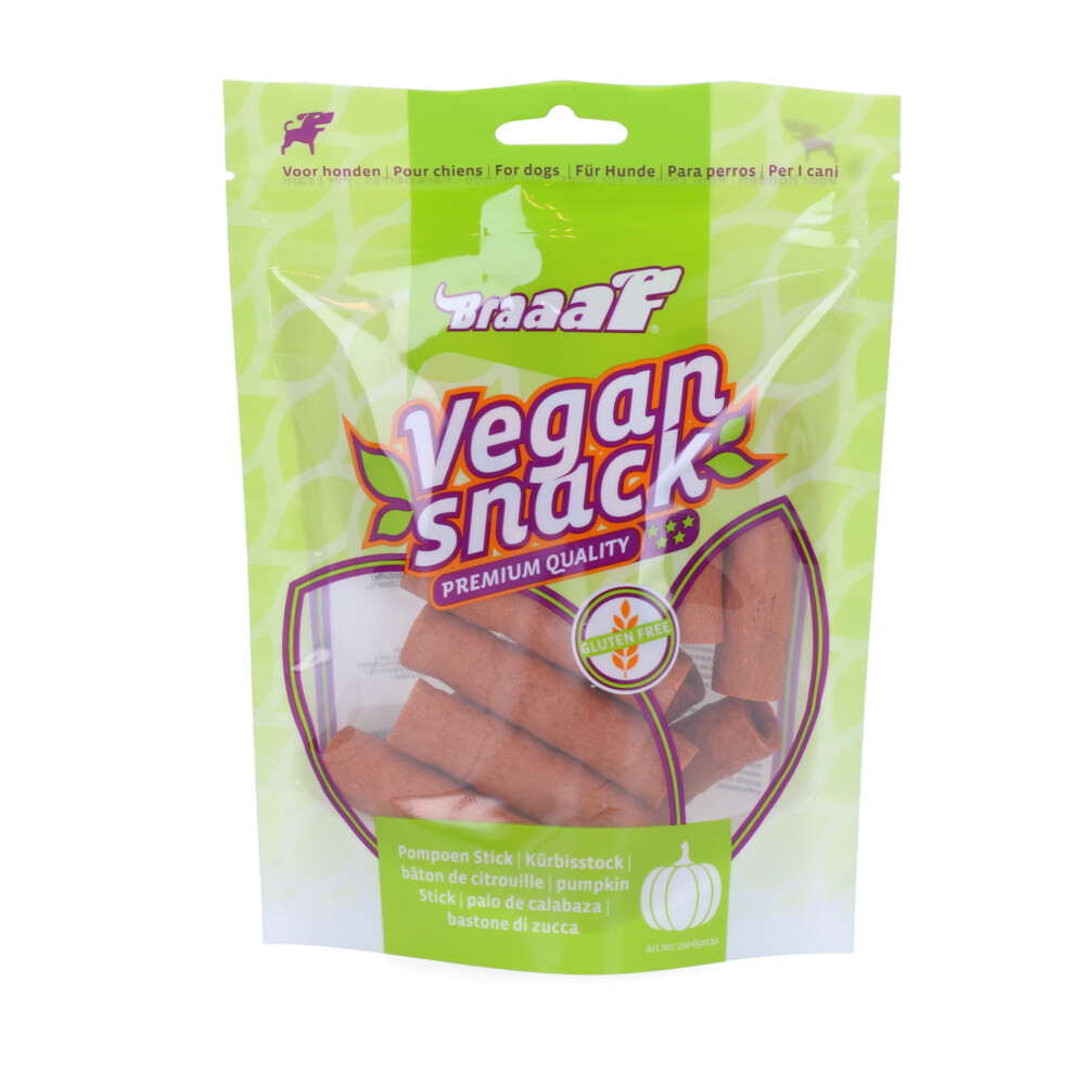Braaaf Pompoen Sticks 6 cm80 gr