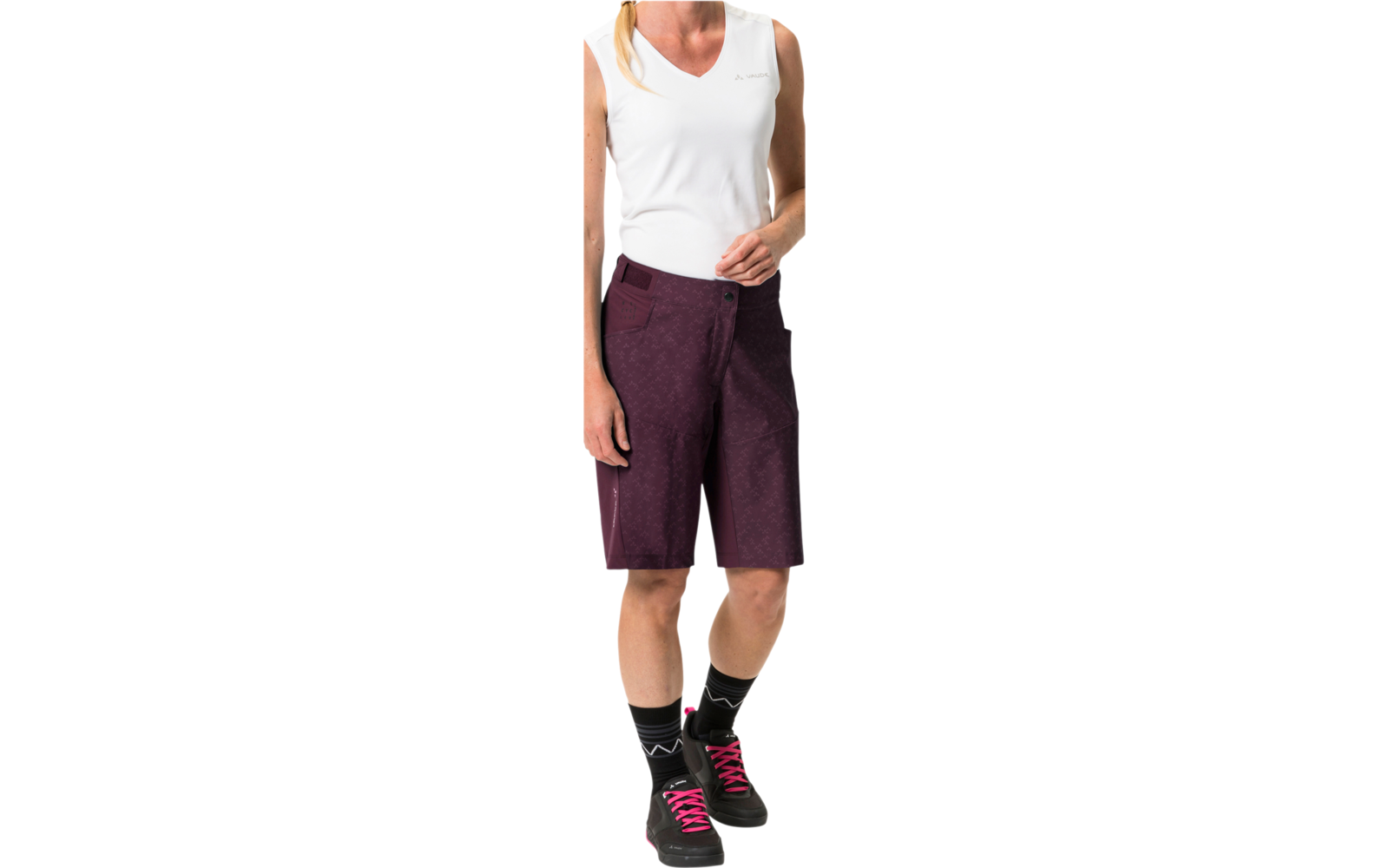 Vaude Ledro Print Damen Radshorts
