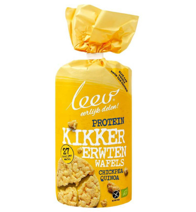 Leev Kikkererwten Wafels Glutenvrij Bio (100 gr)
