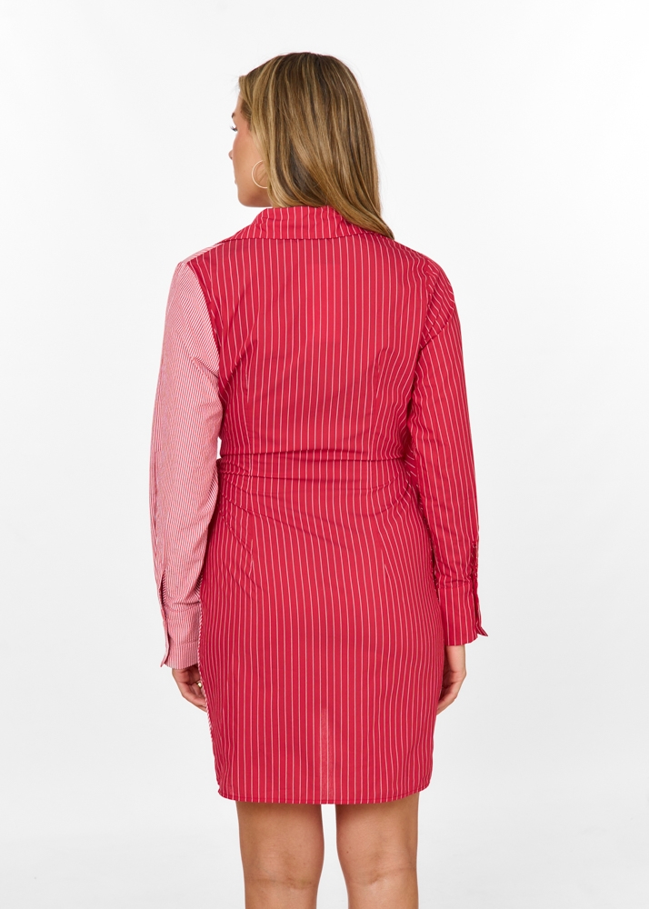Lisanne blousejurk rood