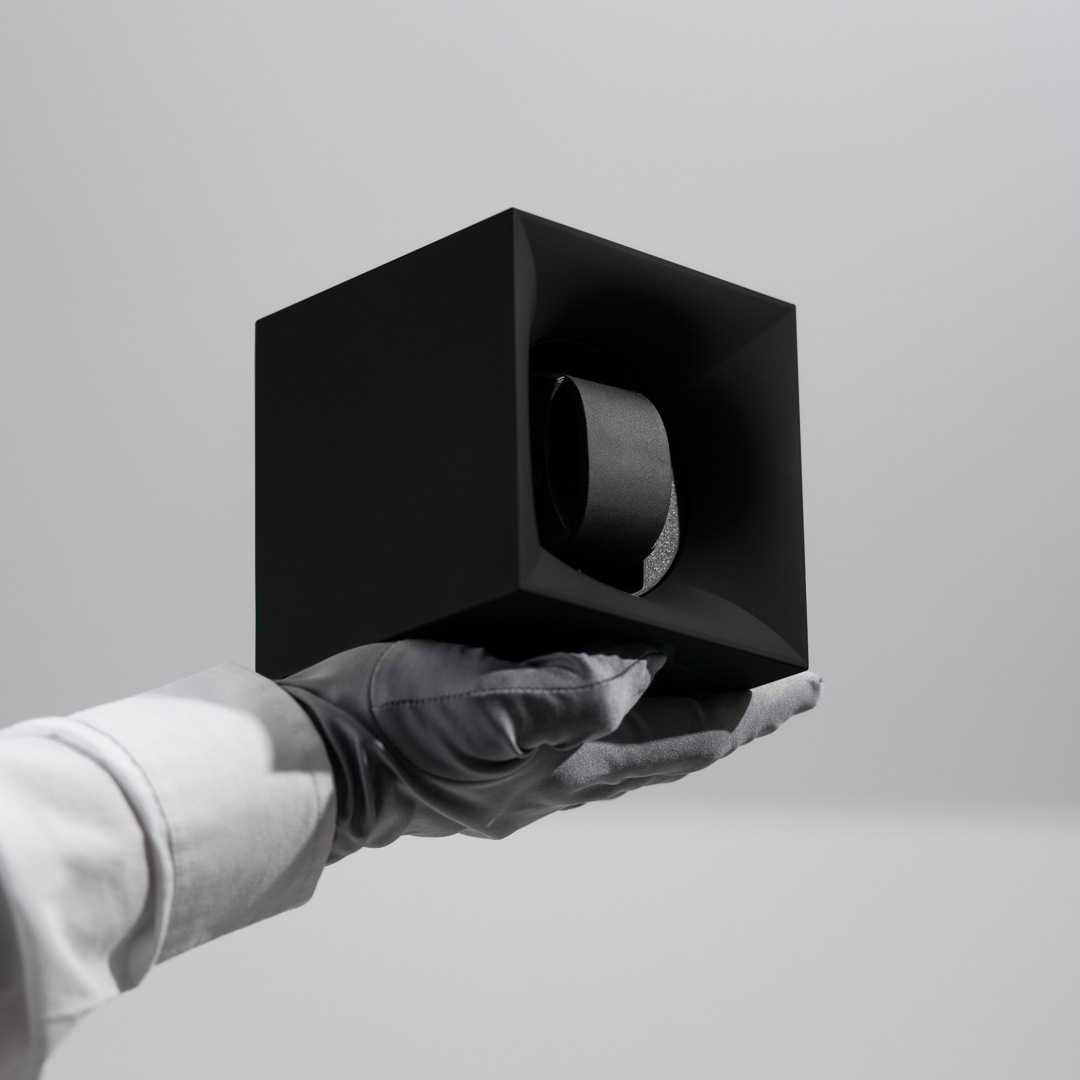 SwissKubik Startbox Soft-Touch Schwarz - 1 Uhr