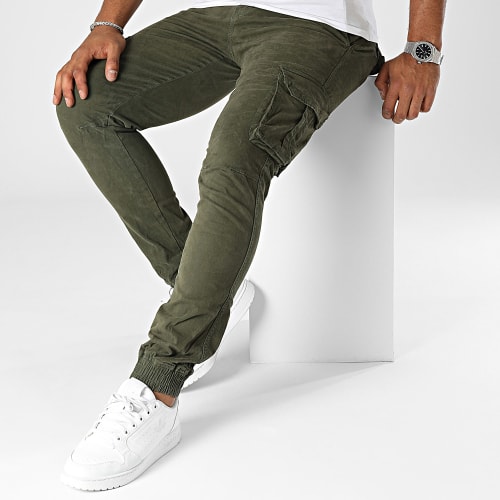 Pantalon Cargo Vert Kaki