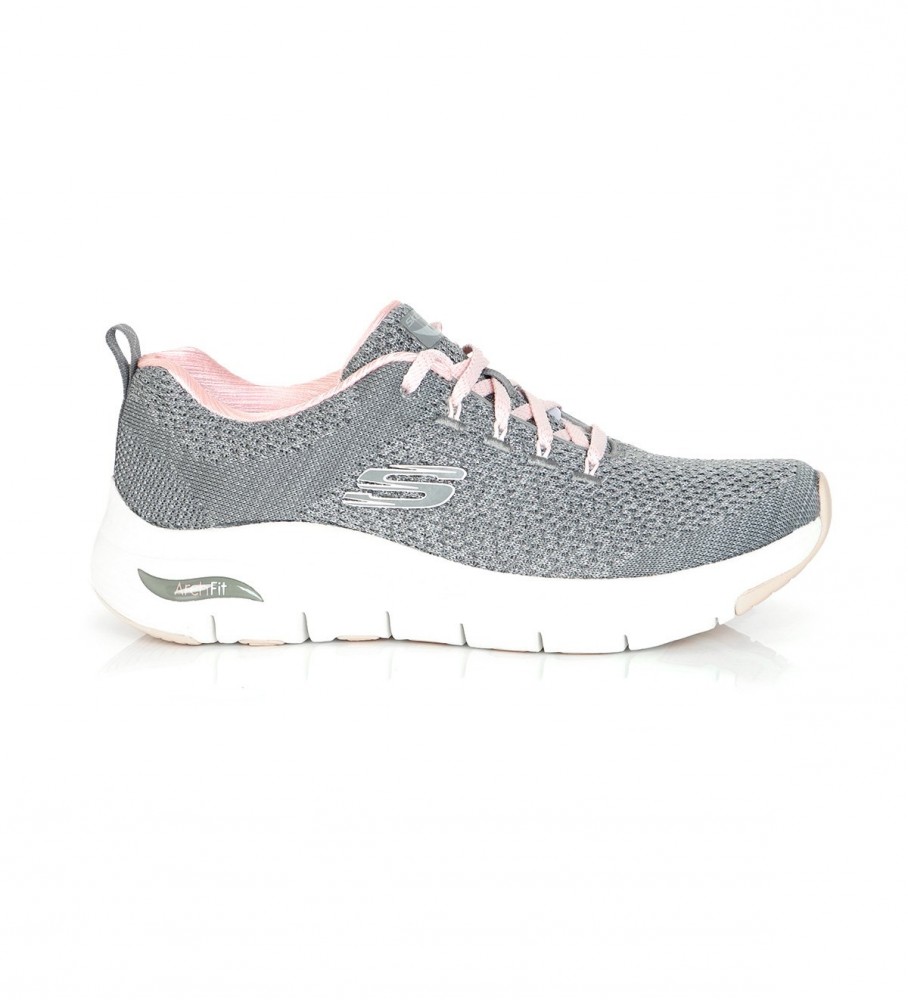 Skechers Zapatillas Arch Fit Infinite Adventure cinza, rosa