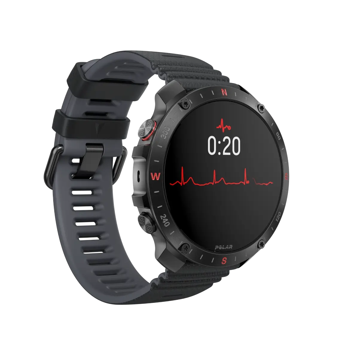 Polar Grit X2 Pro Sporthorloge Zwart/Zwart S-L