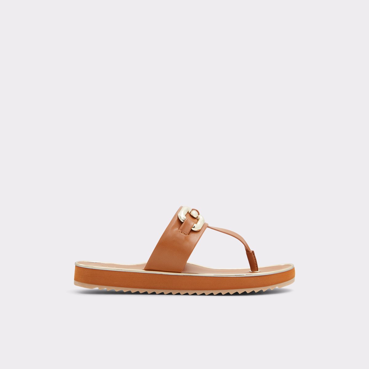 Wiameth Medium Brown Women Flat Sandals