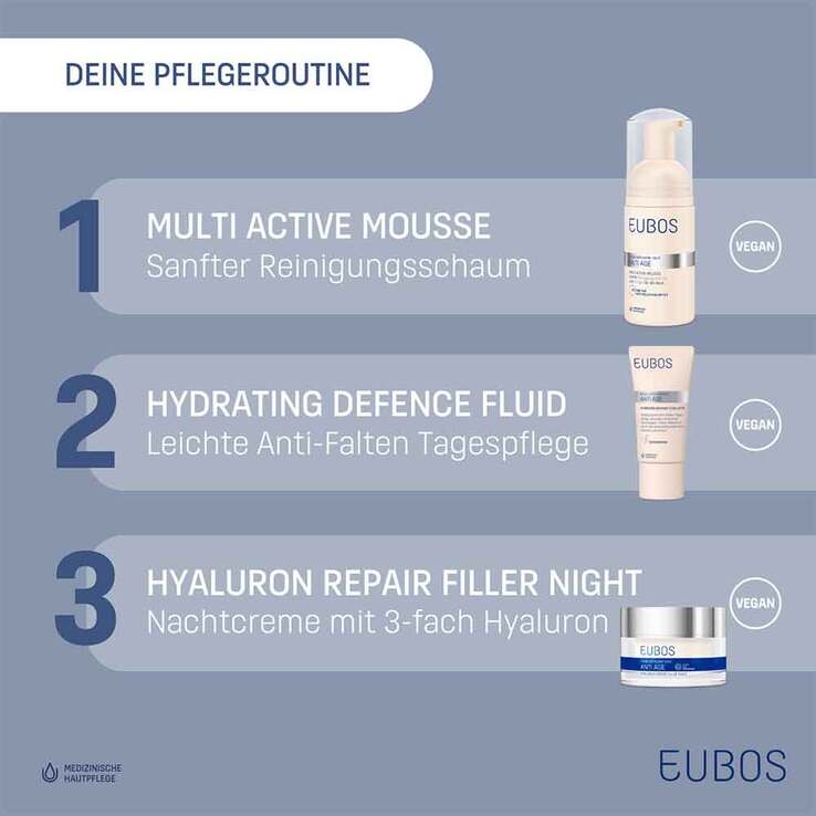 Eubos Geschenkset Anti Age Hydrating Defence Fluid, 1 P