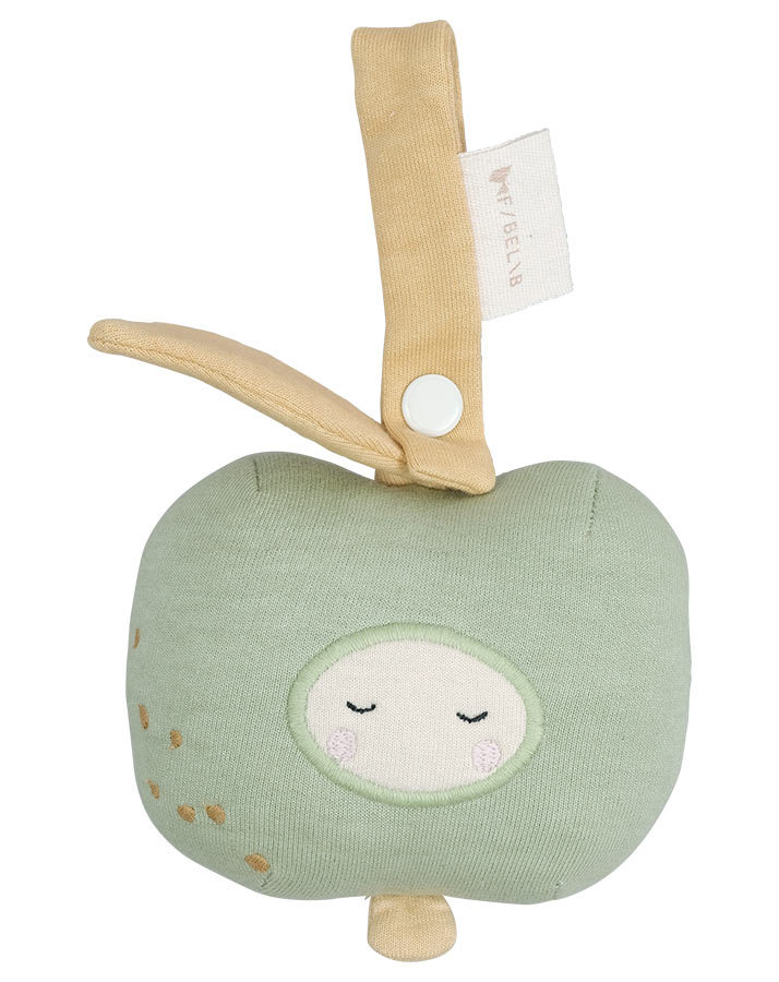 Stoff-Rassel APPLE in grün