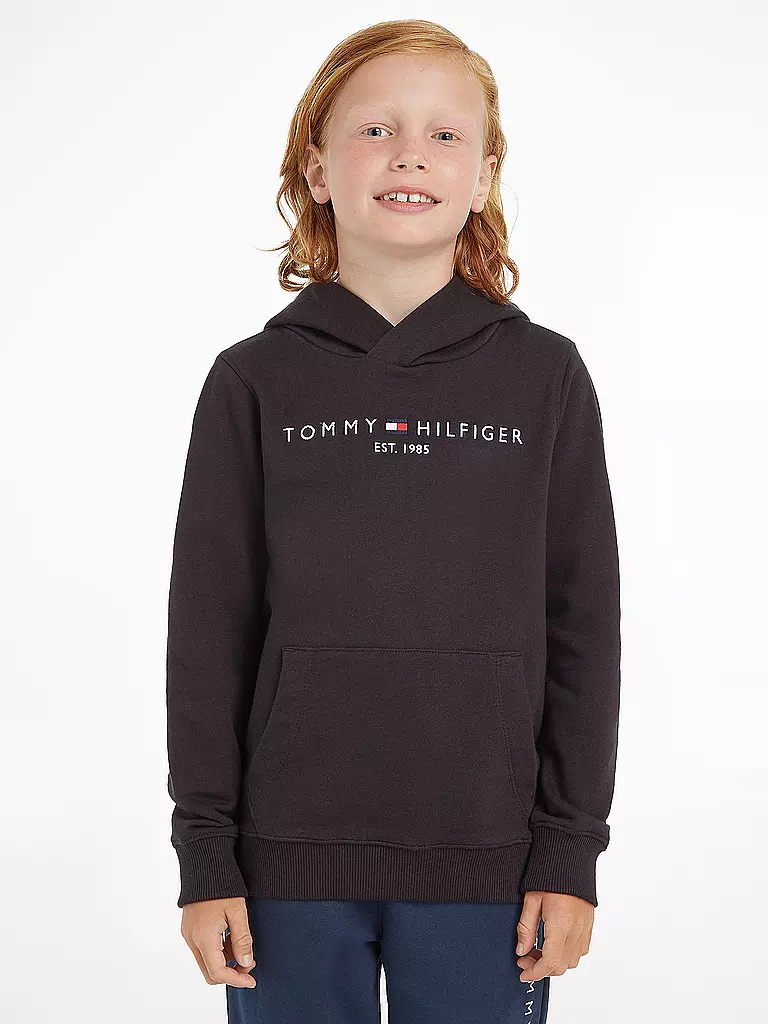 TOMMY HILFIGER Jungen Kapuzensweater - Hoodie schwarz
