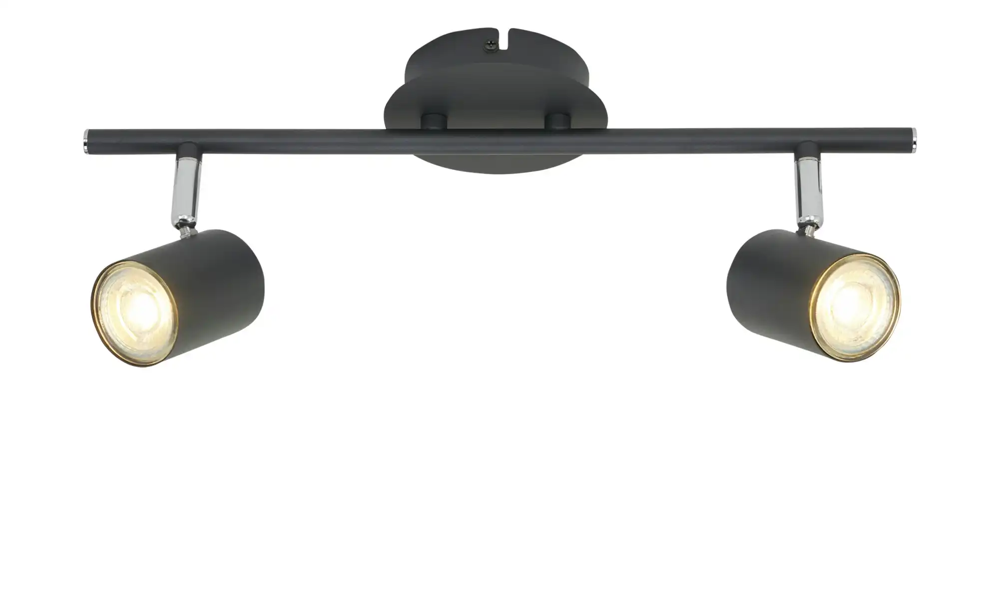 Paul Neuhaus Deckenstrahler,  2-flammig, schwarz