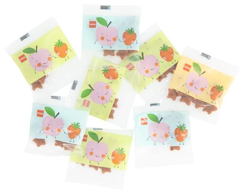 8 sachets de bonbons bio à la fraise