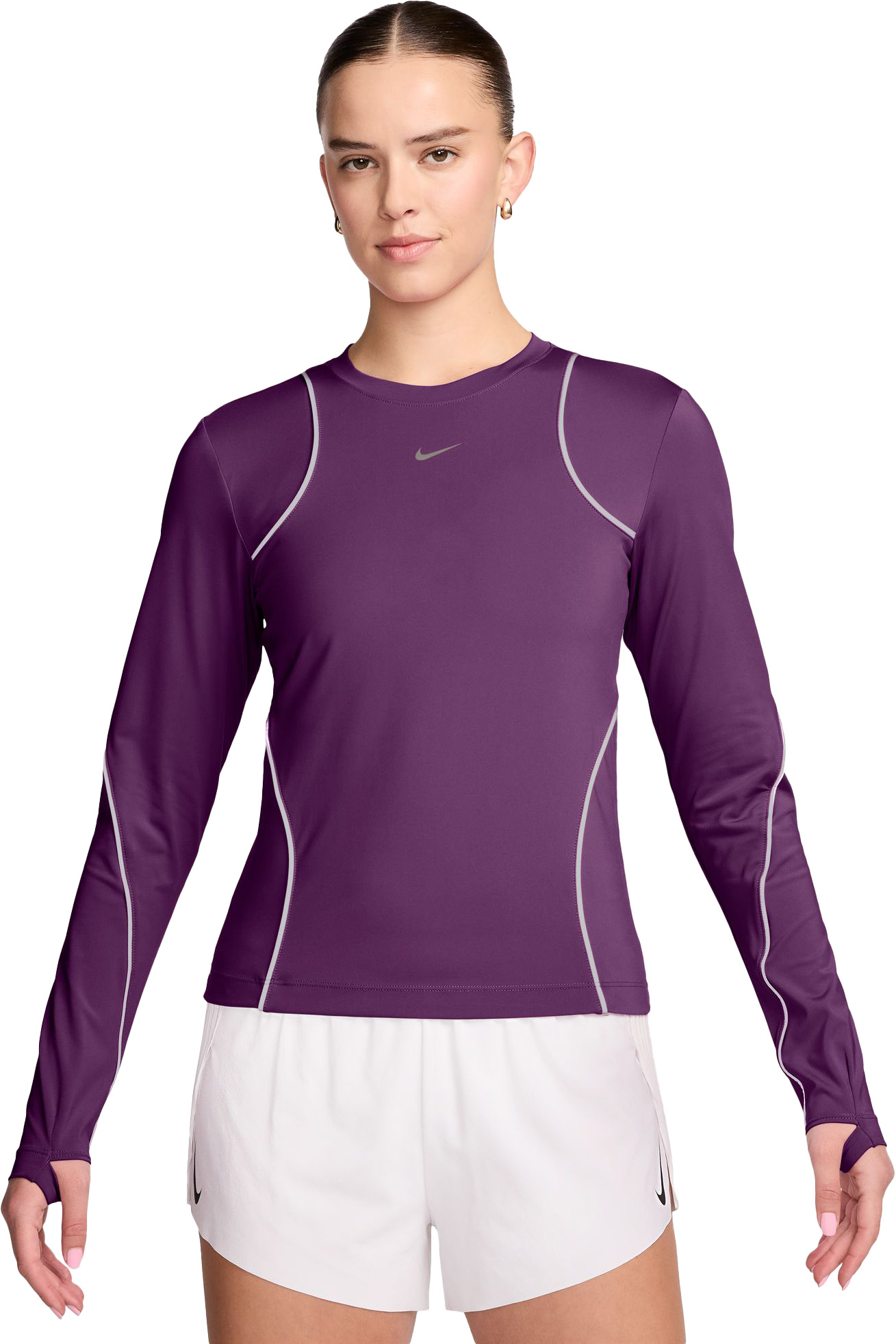 Running Division LS Running Top Dame 518/Hot Fuchsia