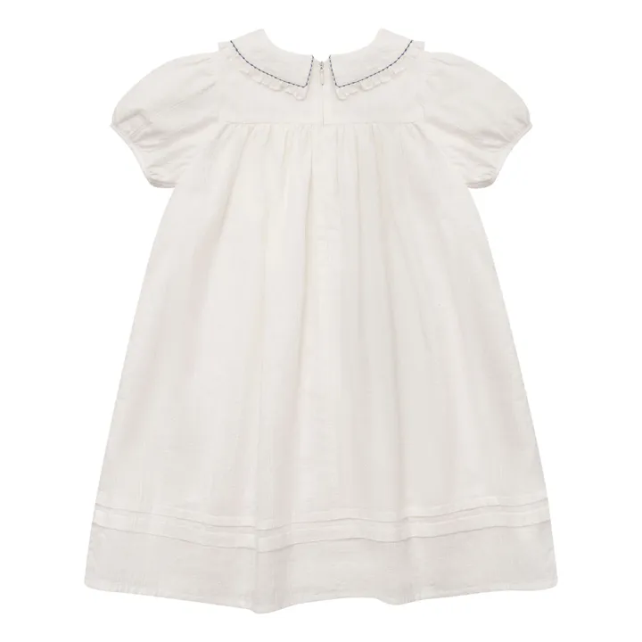 Louisiella Robe Uriel Brodée | Blanc