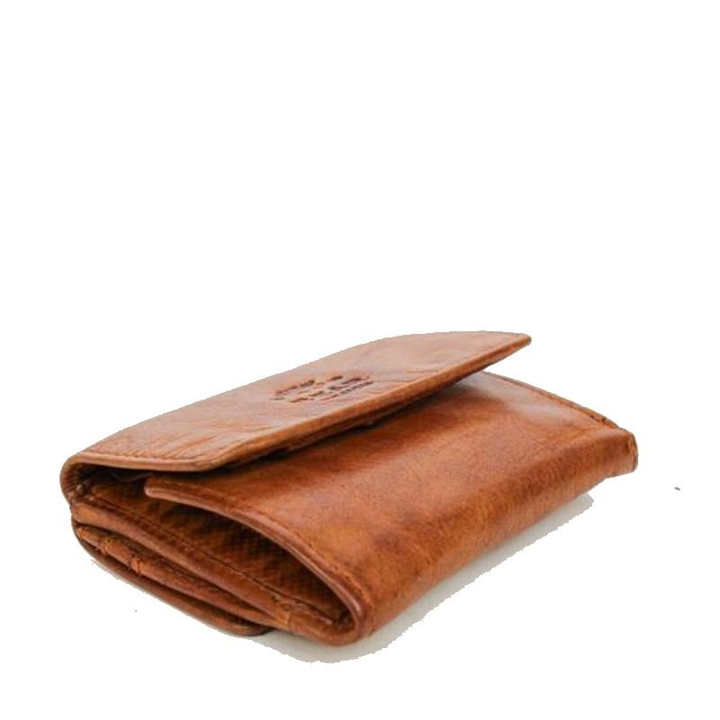 Bear Design Kleine Portemonnee Jolie Cognac
