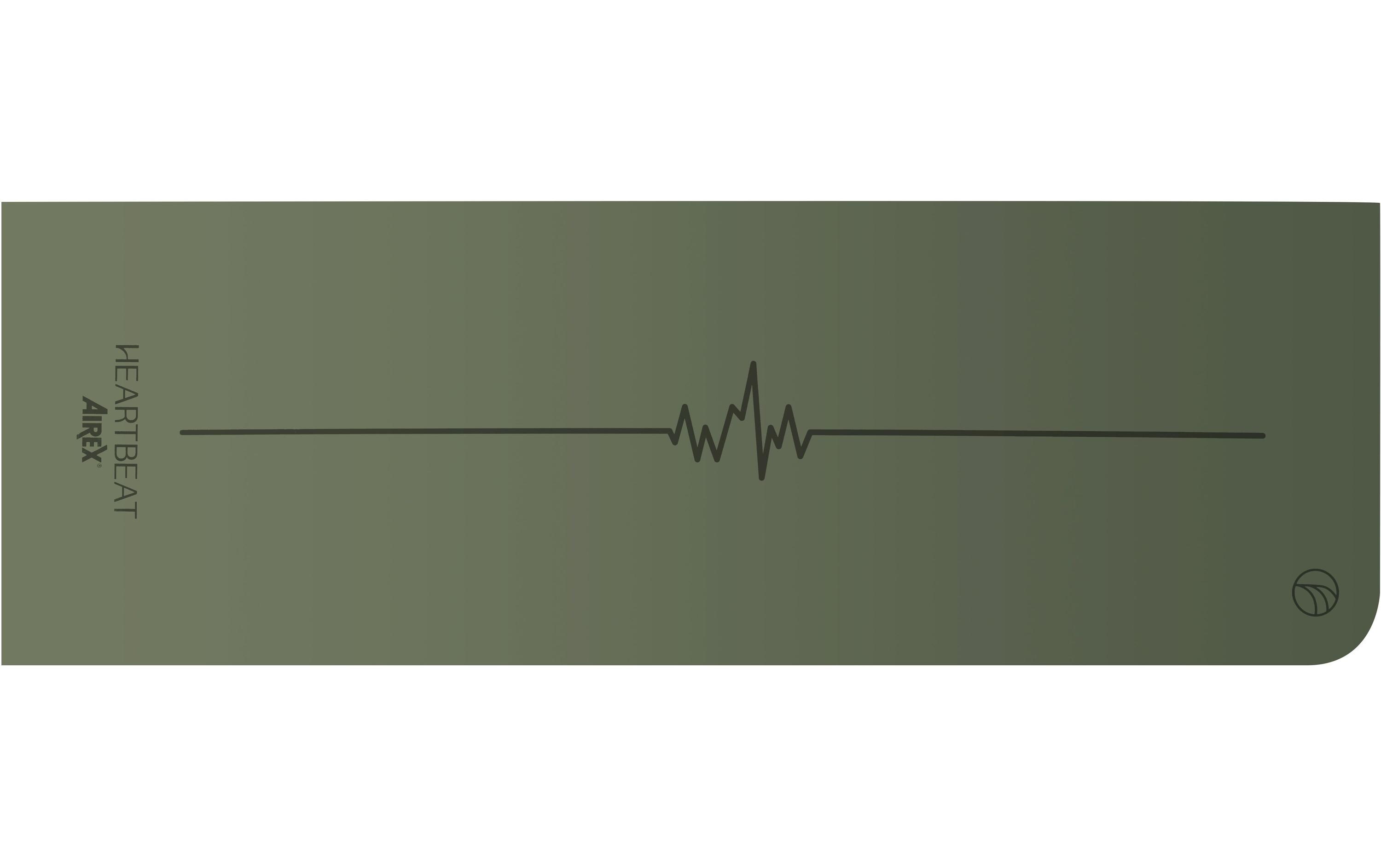 Yogamatte Heartbeat, Olivgrün<br>Trainingsmatte Heartbeat, Yoga & Pilates